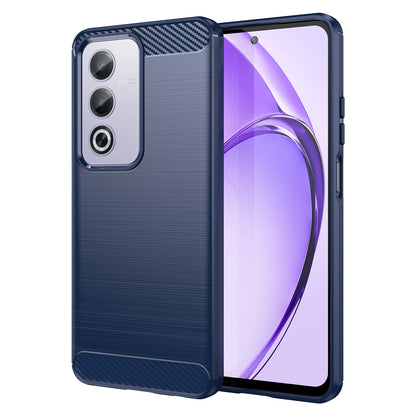 OPPO A3 Energy Carbon Fiber Brushed Texture TPU Protective Phone Case Shockproof Slim Cover
