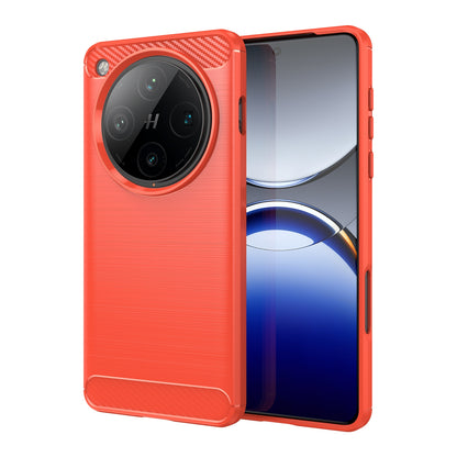 OPPO Find X8 Pro Carbon Fiber Brushed Texture TPU Protective Phone Case Shockproof Slim Cover