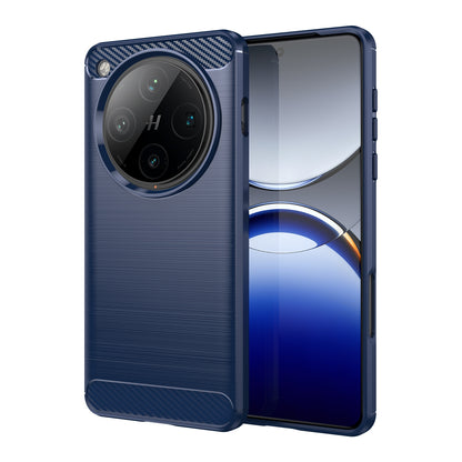 OPPO Find X8 Pro Carbon Fiber Brushed Texture TPU Protective Phone Case Shockproof Slim Cover