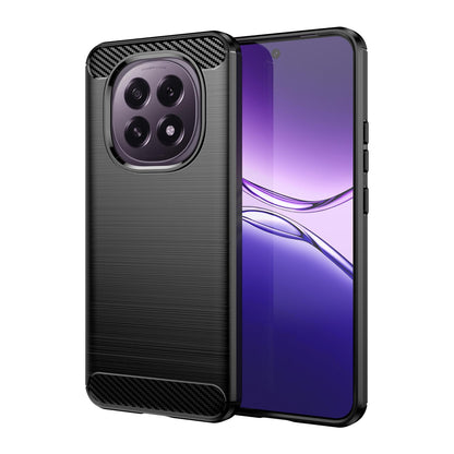 OPPO F29 5G Carbon Fiber Brushed Texture TPU Protective Phone Case Shockproof Slim Cover