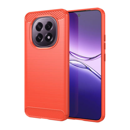 OPPO F29 5G Carbon Fiber Brushed Texture TPU Protective Phone Case Shockproof Slim Cover