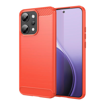 OPPO Reno14 Pro Carbon Fiber Brushed Texture TPU Protective Phone Case Shockproof Slim Cover