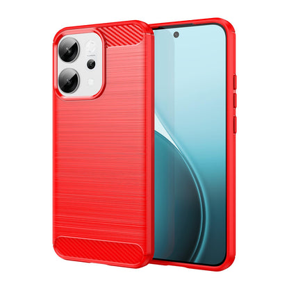 OPPO Reno14 Carbon Fiber Brushed Texture TPU Protective Phone Case Shockproof Slim Cover