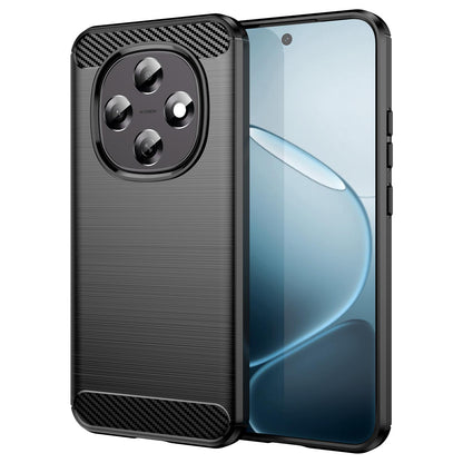 OPPO F31 Pro 5G Carbon Fiber Brushed Texture TPU Protective Phone Case Shockproof Slim Cover