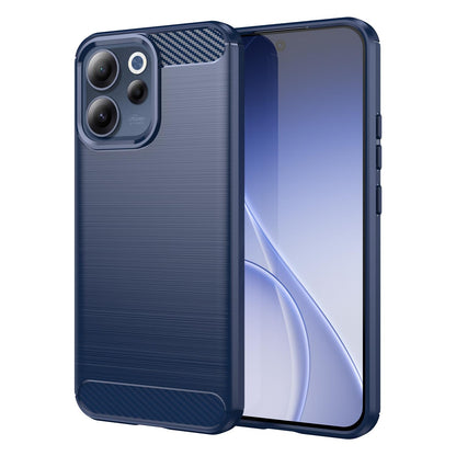 OPPO Reno15 F 5G Carbon Fiber Brushed Texture TPU Protective Phone Case Shockproof Slim Cover