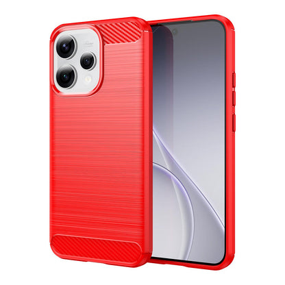 OPPO Reno 15C 5G Carbon Fiber Brushed Texture TPU Protective Phone Case Shockproof Slim Cover