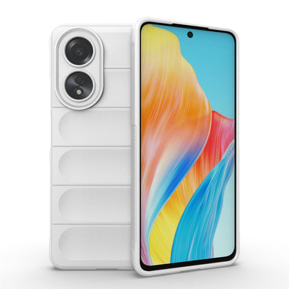 OPPO A58 4G Global Shock Absorbent Magic Shield TPU + Flannel Phone Case, Featuring Ridged Drop Protection, Bright Colours & Easy Access