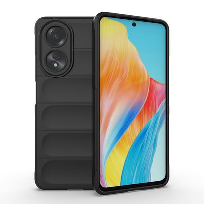 OPPO A58 4G Global Shock Absorbent Magic Shield TPU + Flannel Phone Case, Featuring Ridged Drop Protection, Bright Colours & Easy Access