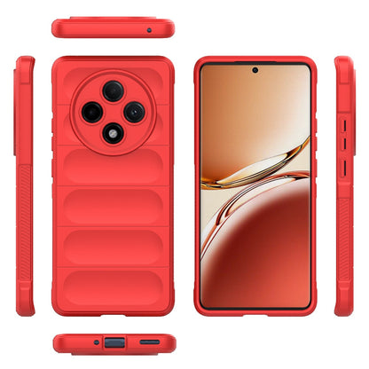OPPO A3 Pro 5G Shock Absorbent Magic Shield TPU + Flannel Phone Case, Featuring Ridged Drop Protection, Bright Colours & Easy Access