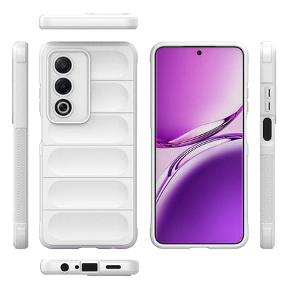 OPPO A3 Pro India Shock Absorbent Magic Shield TPU + Flannel Phone Case, Featuring Ridged Drop Protection, Bright Colours & Easy Access