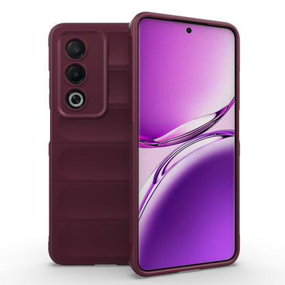 OPPO A3 Pro India Shock Absorbent Magic Shield TPU + Flannel Phone Case, Featuring Ridged Drop Protection, Bright Colours & Easy Access