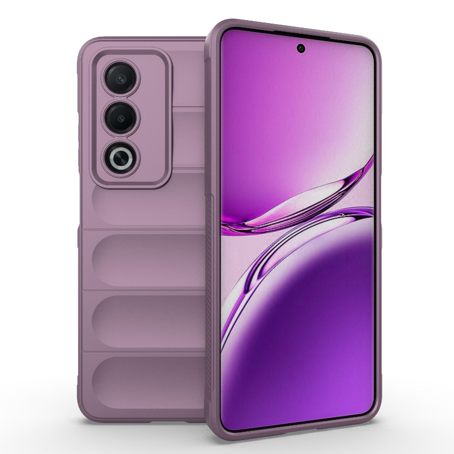 OPPO A3 Pro India Shock Absorbent Magic Shield TPU + Flannel Phone Case, Featuring Ridged Drop Protection, Bright Colours & Easy Access