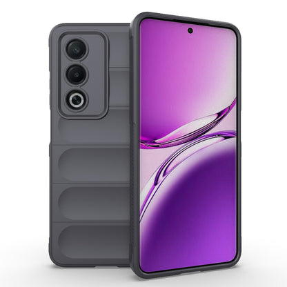 OPPO A3 Pro India Shock Absorbent Magic Shield TPU + Flannel Phone Case, Featuring Ridged Drop Protection, Bright Colours & Easy Access