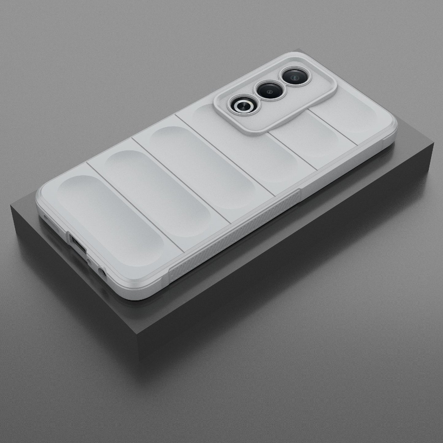 OPPO A3 Pro India Shock Absorbent Magic Shield TPU + Flannel Phone Case, Featuring Ridged Drop Protection, Bright Colours & Easy Access