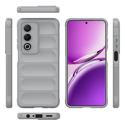 OPPO A3 Pro India Shock Absorbent Magic Shield TPU + Flannel Phone Case, Featuring Ridged Drop Protection, Bright Colours & Easy Access