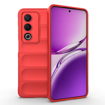 OPPO A3 Pro India Shock Absorbent Magic Shield TPU + Flannel Phone Case, Featuring Ridged Drop Protection, Bright Colours & Easy Access