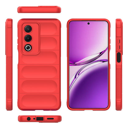 OPPO A3 Pro India Shock Absorbent Magic Shield TPU + Flannel Phone Case, Featuring Ridged Drop Protection, Bright Colours & Easy Access