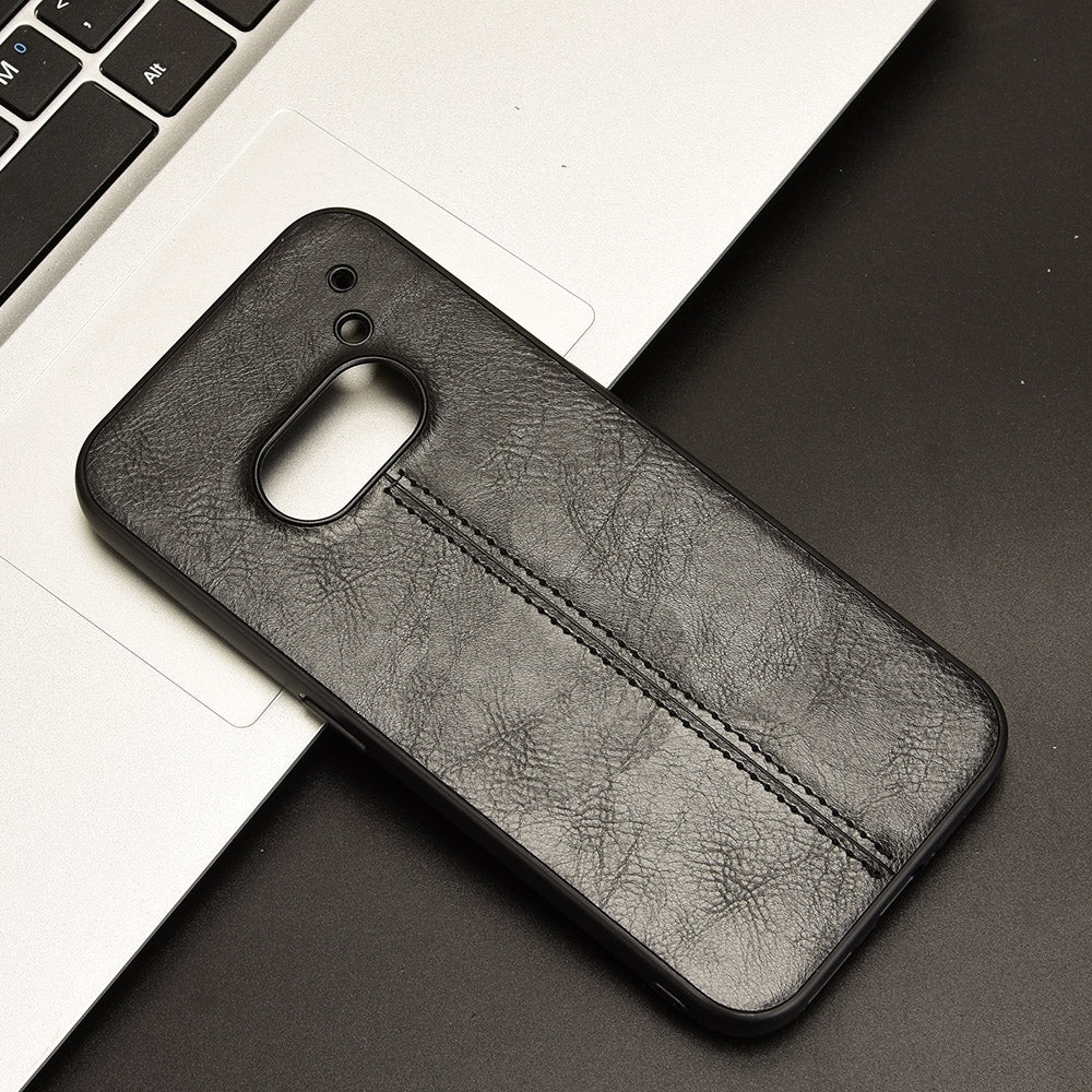 Nothing Phone 2a Cow Pattern Sewing Back Cover Phone Case - Premium PU Leather Texture PC + TPU Shockproof Protective Case, Scratch Resistant Slim Lightweight Anti-Fingerprint Full Coverage Mobile Cover