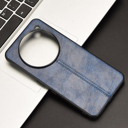 Nothing Phone 3a Pro Cow Pattern Sewing Back Cover Phone Case - Premium PU Leather Texture PC + TPU Shockproof Protective Case, Scratch Resistant Slim Lightweight Anti-Fingerprint Full Coverage Mobile Cover