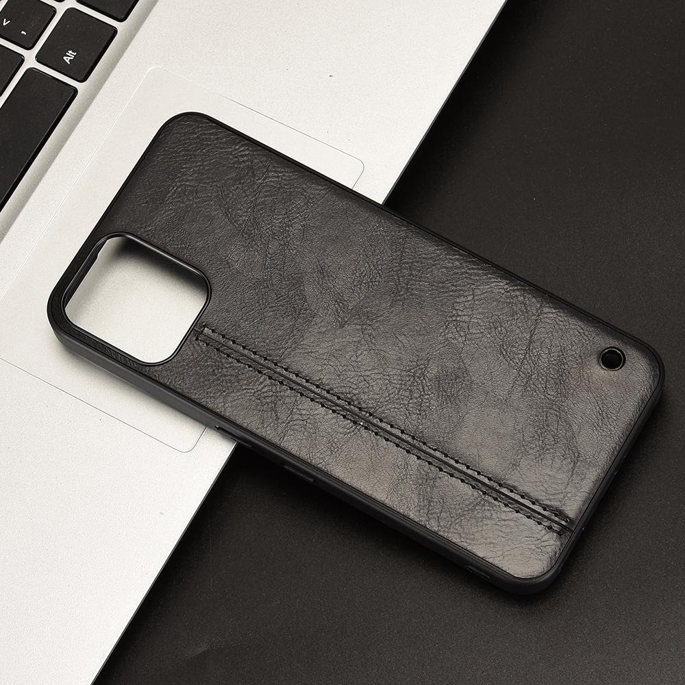 Nothing Phone 3a Lite Cow Pattern Sewing Back Cover Phone Case - Premium PU Leather Texture PC + TPU Shockproof Protective Case, Scratch Resistant Slim Lightweight Anti-Fingerprint Full Coverage Mobile Cover