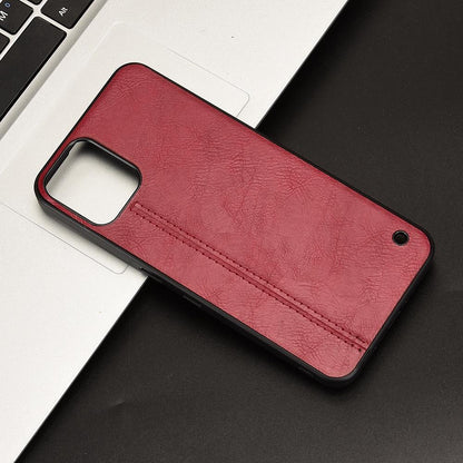 Nothing Phone 3a Lite Cow Pattern Sewing Back Cover Phone Case - Premium PU Leather Texture PC + TPU Shockproof Protective Case, Scratch Resistant Slim Lightweight Anti-Fingerprint Full Coverage Mobile Cover