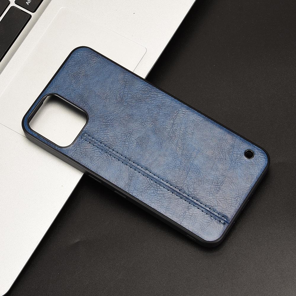 Nothing Phone 3a Lite Cow Pattern Sewing Back Cover Phone Case - Premium PU Leather Texture PC + TPU Shockproof Protective Case, Scratch Resistant Slim Lightweight Anti-Fingerprint Full Coverage Mobile Cover