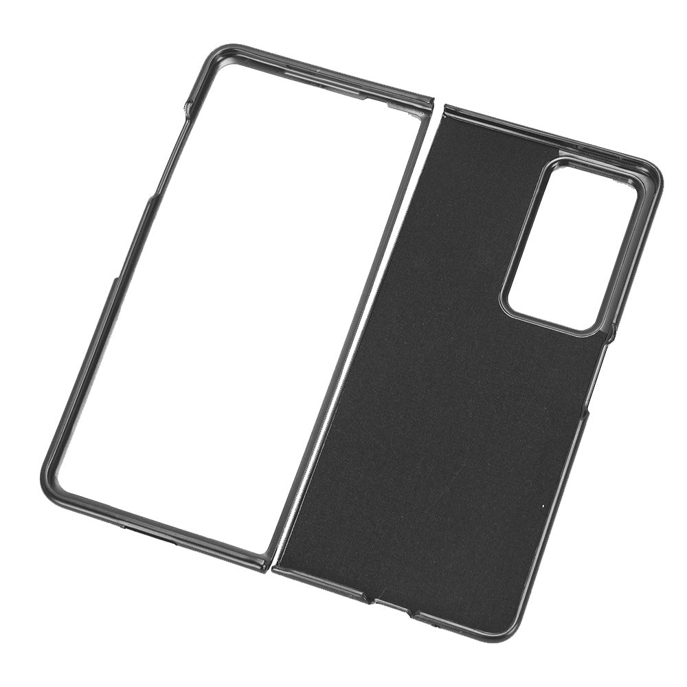 Honor Magic V2 Cow Pattern Sewing Back Cover Phone Case - Premium PU Leather Texture PC + TPU Shockproof Protective Case, Scratch Resistant Slim Lightweight Anti-Fingerprint Full Coverage Mobile Cover