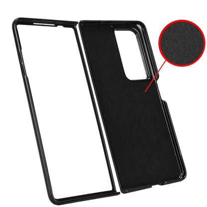 Honor Magic Vs2 Cow Pattern Sewing Back Cover Phone Case - Premium PU Leather Texture PC + TPU Shockproof Protective Case, Scratch Resistant Slim Lightweight Anti-Fingerprint Full Coverage Mobile Cover