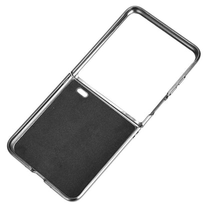Honor Magic V Flip Cow Pattern Sewing Back Cover Phone Case - Premium PU Leather Texture PC + TPU Shockproof Protective Case, Scratch Resistant Slim Lightweight Anti-Fingerprint Full Coverage Mobile Cover