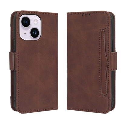 Apple iPhone 15 Skin Feel PU Leather Wallet Phone Case with Card Slots, Cash Pocket, Magnetic Closure, Built-In Stand, Full Protection TPU Cover
