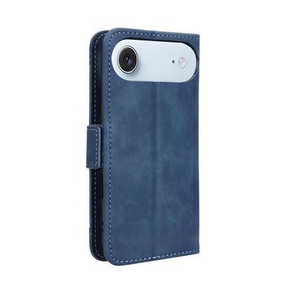 Apple iPhone Air Skin Feel PU Leather Wallet Phone Case with Card Slots, Cash Pocket, Magnetic Closure, Built-In Stand, Full Protection TPU Cover