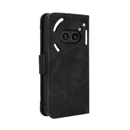 Nothing Phone 2a Skin Feel PU Leather Wallet Phone Case with Card Slots, Cash Pocket, Magnetic Closure, Built-In Stand, Full Protection TPU Cover
