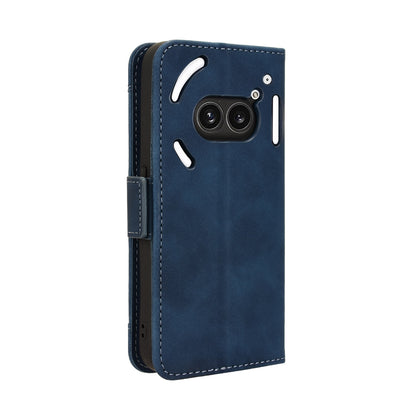 Nothing Phone 2a Skin Feel PU Leather Wallet Phone Case with Card Slots, Cash Pocket, Magnetic Closure, Built-In Stand, Full Protection TPU Cover