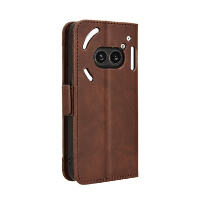 Nothing Phone 2a Skin Feel PU Leather Wallet Phone Case with Card Slots, Cash Pocket, Magnetic Closure, Built-In Stand, Full Protection TPU Cover