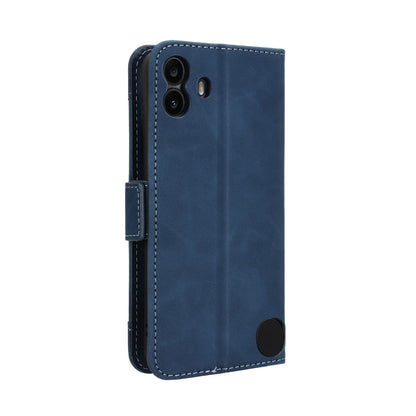 Nothing CMF Phone 1 Skin Feel PU Leather Wallet Phone Case with Card Slots, Cash Pocket, Magnetic Closure, Built-In Stand, Full Protection TPU Cover