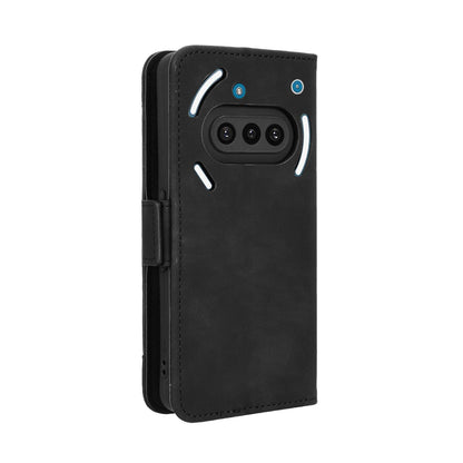 Nothing Phone 3a Skin Feel PU Leather Wallet Phone Case with Card Slots, Cash Pocket, Magnetic Closure, Built-In Stand, Full Protection TPU Cover