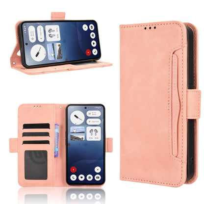 Nothing Phone 3 Skin Feel PU Leather Wallet Phone Case with Card Slots, Cash Pocket, Magnetic Closure, Built-In Stand, Full Protection TPU Cover