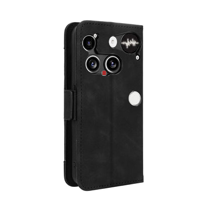 Nothing Phone 3 Skin Feel PU Leather Wallet Phone Case with Card Slots, Cash Pocket, Magnetic Closure, Built-In Stand, Full Protection TPU Cover
