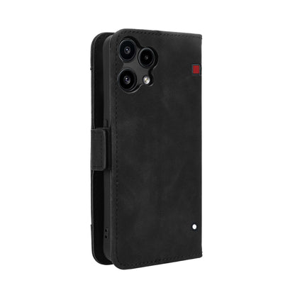 Nothing Phone 3a Lite Skin Feel PU Leather Wallet Phone Case with Card Slots, Cash Pocket, Magnetic Closure, Built-In Stand, Full Protection TPU Cover