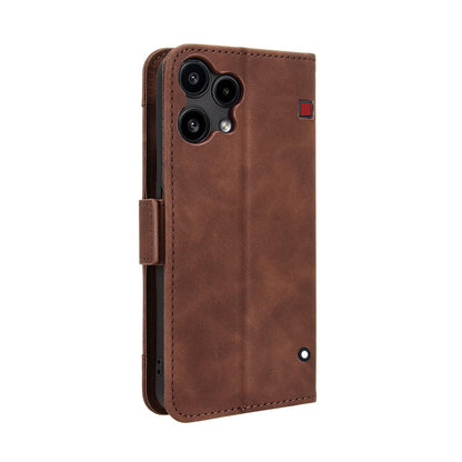 Nothing Phone 3a Lite Skin Feel PU Leather Wallet Phone Case with Card Slots, Cash Pocket, Magnetic Closure, Built-In Stand, Full Protection TPU Cover