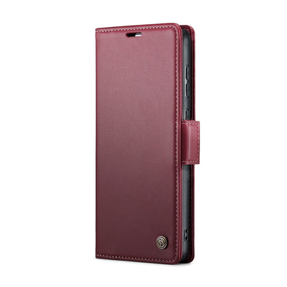 Huawei Mate 60 Pro Litchi Texture RFID Anti-theft Leather Phone Case with Butterfly Buckle, Stand & Card Wallet with TPU Shell