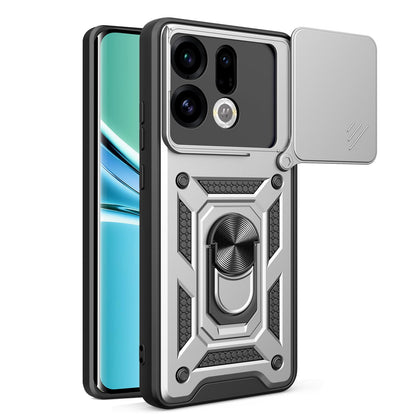 OPPO Find X9 Sliding Camera Cover Magnetic Ring Stand Shockproof TPU + PC Protective Phone Case