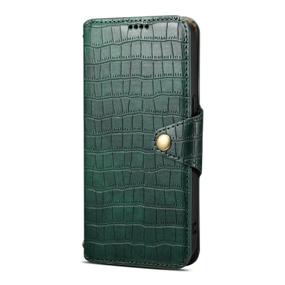 Huawei Mate 60 Pro+ Denior Crocodile Texture Oil Edge Leather Phone Case with Card Wallet and Kickstand