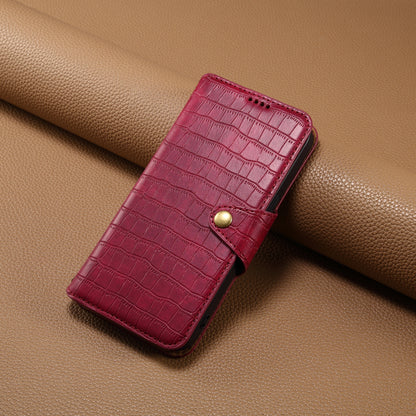 Huawei nova 11 Denior Crocodile Texture Oil Edge Leather Phone Case with Card Wallet and Kickstand