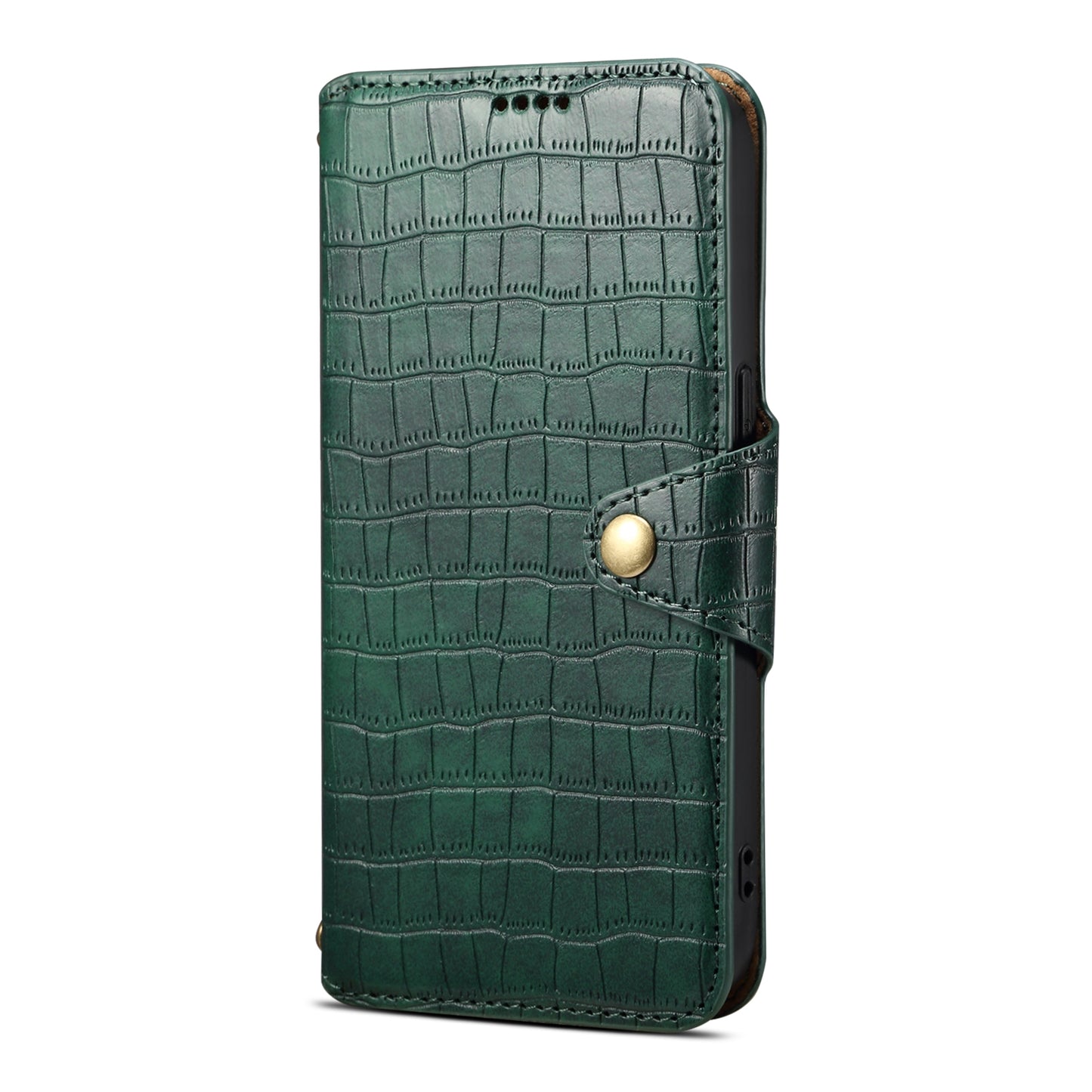 Huawei Mate 30 Denior Crocodile Texture Oil Edge Leather Phone Case with Card Wallet and Kickstand