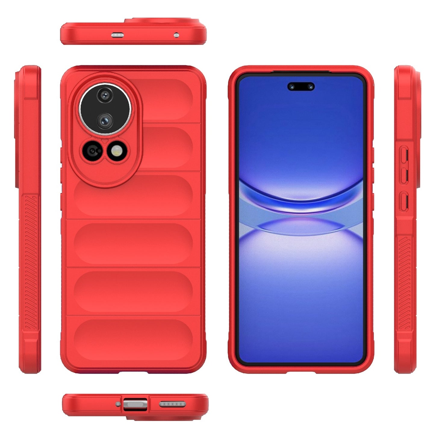 Huawei Nova 12 Ultra Shock Absorbent Magic Shield TPU + Flannel Phone Case, Featuring Ridged Drop Protection, Bright Colours & Easy Access