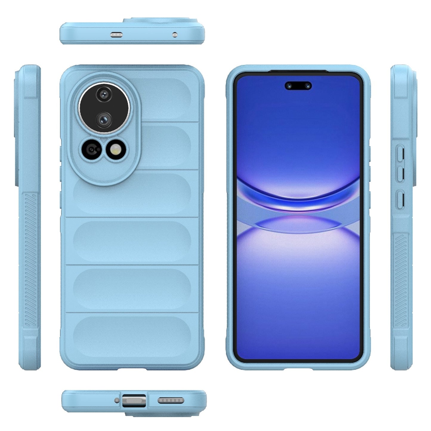 Huawei Nova 12 Ultra Shock Absorbent Magic Shield TPU + Flannel Phone Case, Featuring Ridged Drop Protection, Bright Colours & Easy Access