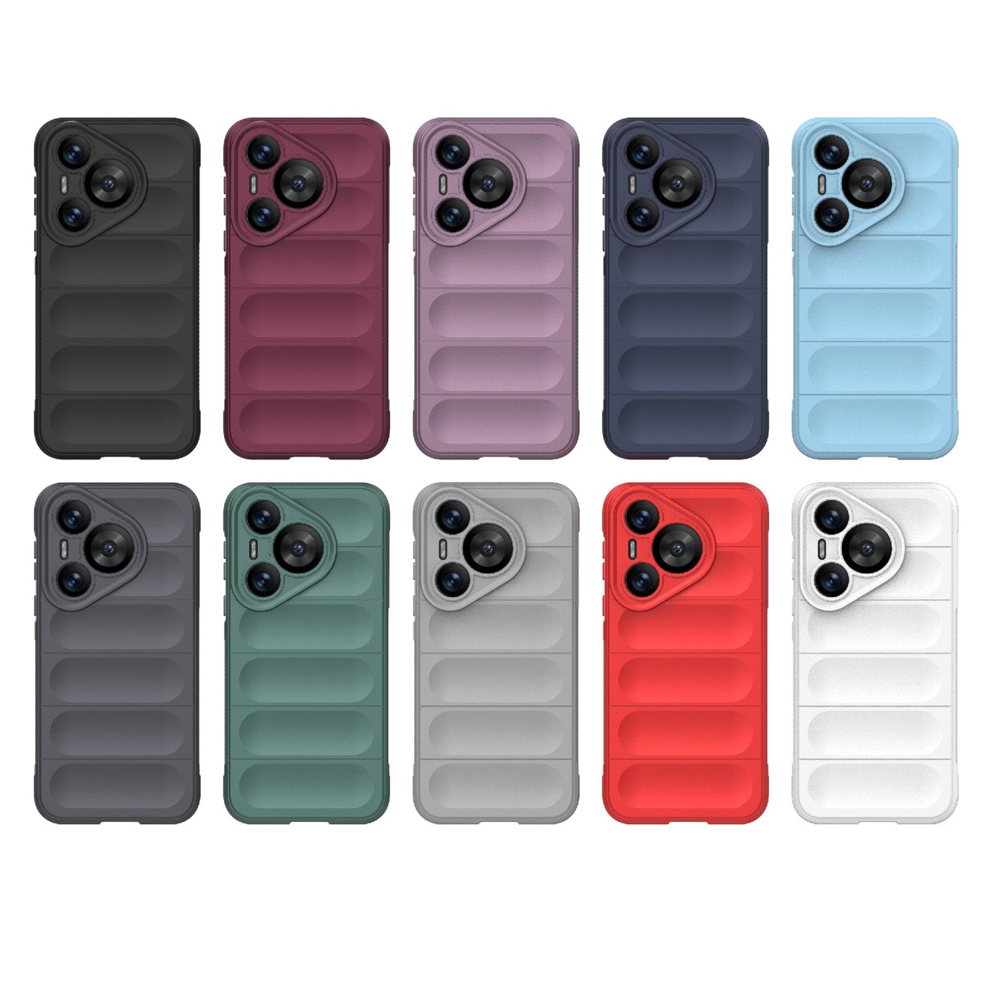 Huawei Pura 70 Shock Absorbent Magic Shield TPU + Flannel Phone Case, Featuring Ridged Drop Protection, Bright Colours & Easy Access