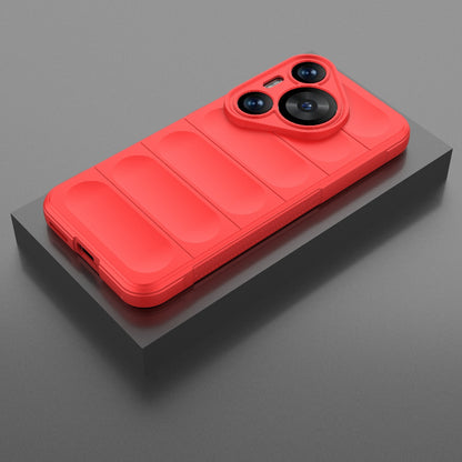 Huawei Pura 70 Pro Shock Absorbent Magic Shield TPU + Flannel Phone Case, Featuring Ridged Drop Protection, Bright Colours & Easy Access