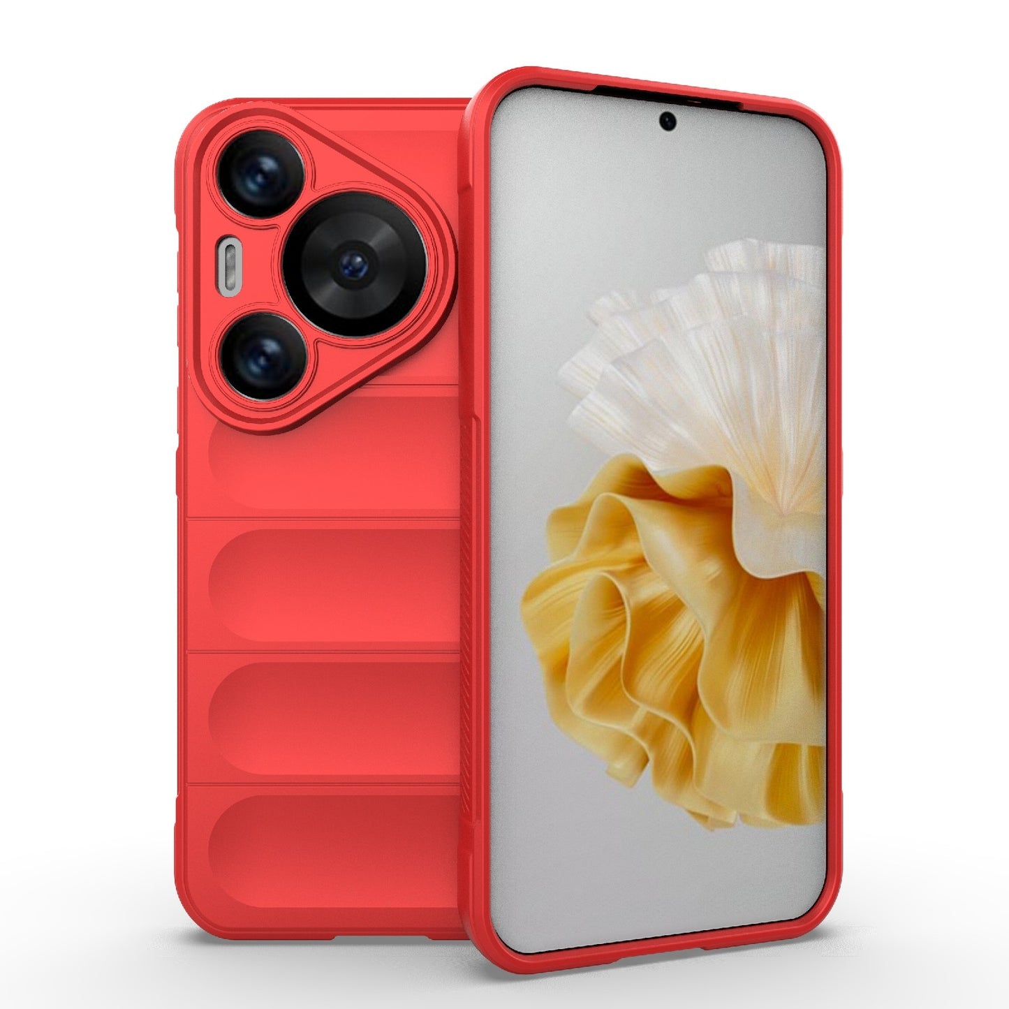 Huawei Pura 70 Pro Shock Absorbent Magic Shield TPU + Flannel Phone Case, Featuring Ridged Drop Protection, Bright Colours & Easy Access